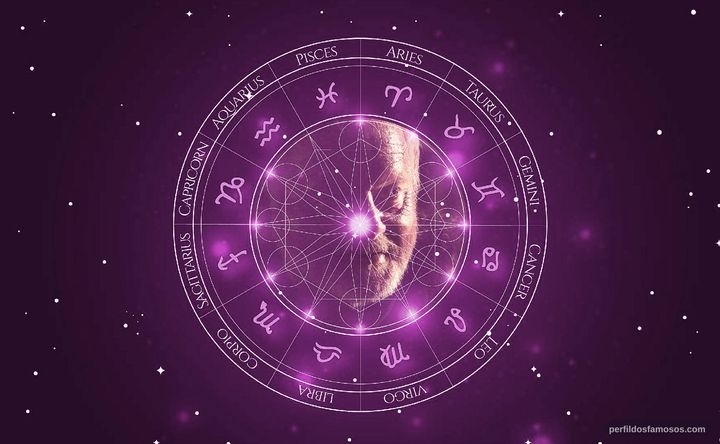 Imagem representando o mapa astral de Robert Pugh