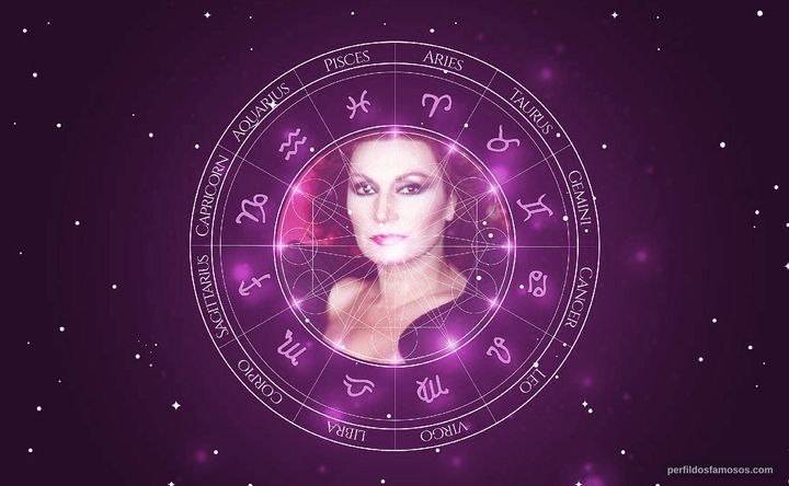 Imagem representando o mapa astral de Rocío Jurado