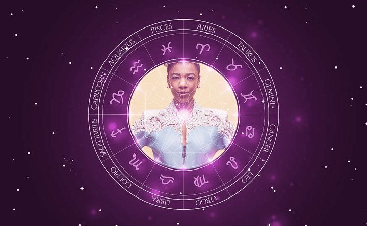 Imagem representando o mapa astral de Samira Wiley