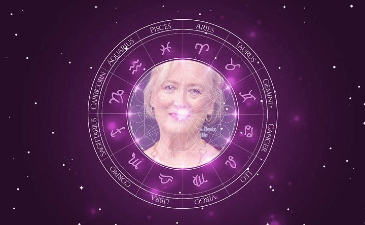 Imagem representando o mapa astral de Sandra Ellis Lafferty