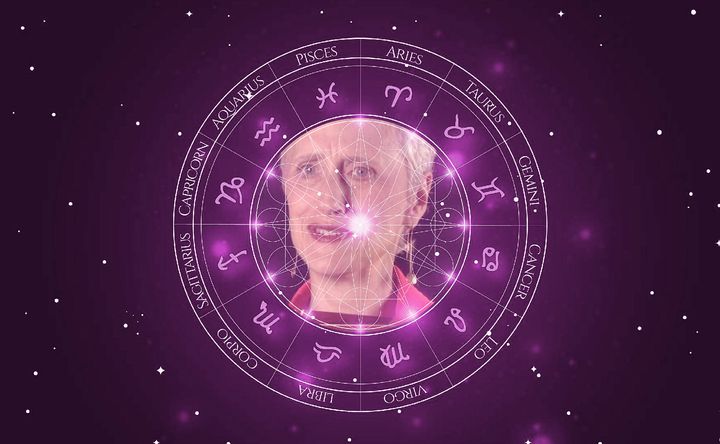 Imagem representando o mapa astral de Sara Paretsky