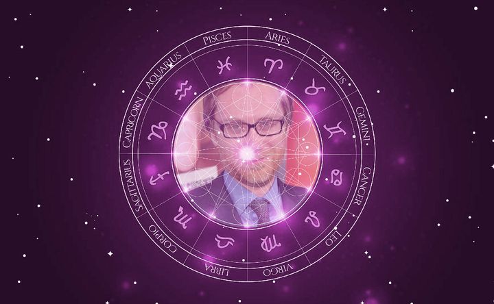 Imagem representando o mapa astral de Stephen Merchant