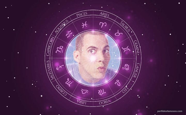 Imagem representando o mapa astral de Steve-O