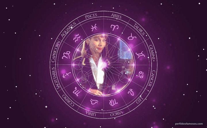 Imagem representando o mapa astral de Tara Fitzgerald