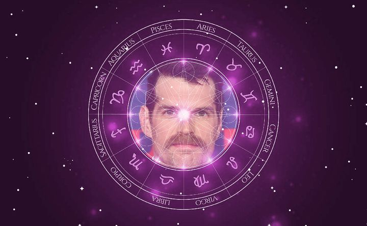 Imagem representando o mapa astral de Timothy Simons