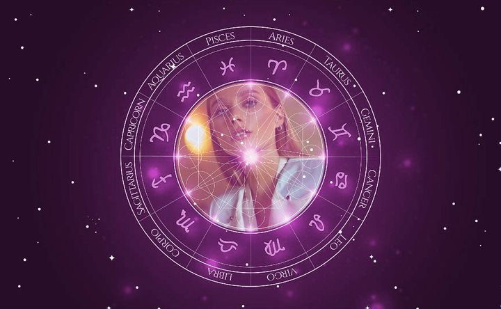 Imagem representando o mapa astral de Valentina Zenere