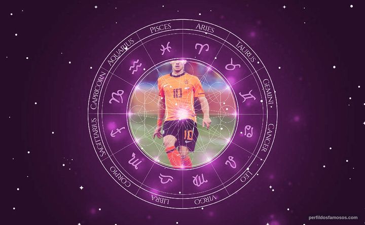 Imagem representando o mapa astral de Wesley Sneijder